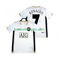 Camisola Homem Manchester United RONALDO 7 -2007 Retro Alternativa Equipamento 2006 Manga Curta