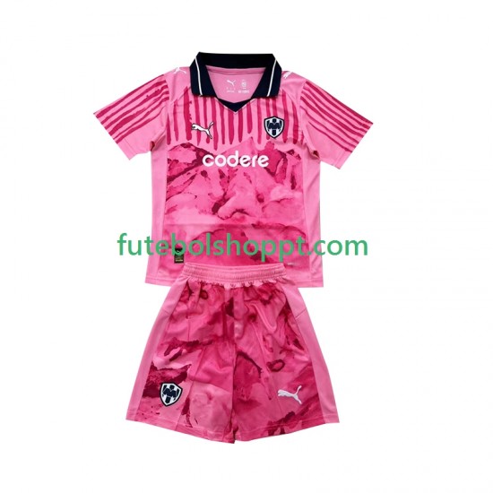 Camisola Júnior Monterrey FIFA CWC Guarda-redes Principais Equipamento 2025 Manga Curta