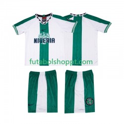 Camisola Júnior Nigéria 1996 Retro Alternativa Equipamento Manga Curta