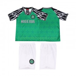 Camisola Júnior Nigéria 1995 Retro Principais Equipamento Manga Curta