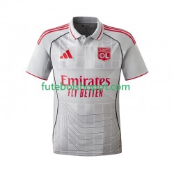 Camisola Homem Olympique Lyonnais Terceiro Equipamento 2025-2026 Manga Curta Camisola Homem Olympique Lyonnais Terceiro Equipamento 2025-2026 Manga Curta