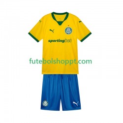 Camisola Júnior Palmeiras Terceiro Equipamento 2025-2026 Manga Curta