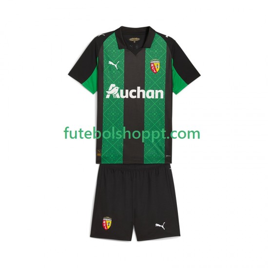 Camisola Júnior RC Lens Alternativa Equipamento 2025-2026 Manga Curta