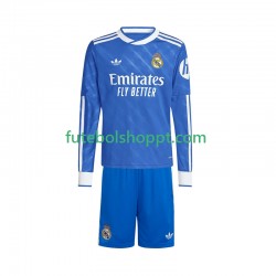 Camisola Júnior Real Madrid Terceiro Equipamento 2025-2026 Manga Comprida