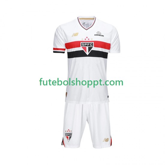 Camisola Júnior Sao Paulo Principais Equipamento 2025-2026 Manga Curta
