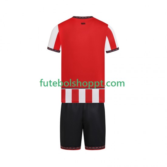 Camisola Júnior Sheffield United Principais Equipamento 2025-2026 Manga Curta