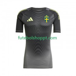 Camisola Homem Suécia Guarda-redes Alternativa Equipamento 2025-2026 Manga Curta