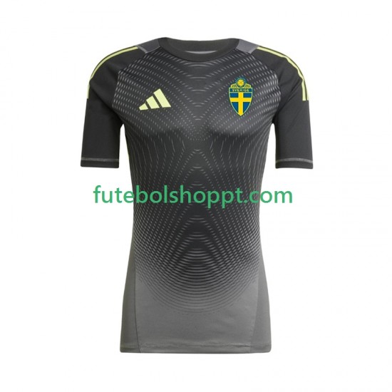 Camisola Homem Suécia Guarda-redes Alternativa Equipamento 2025-2026 Manga Curta