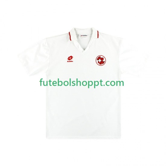 Camisola Homem Suíça Retro Alternativa Equipamento 1994 Manga Curta