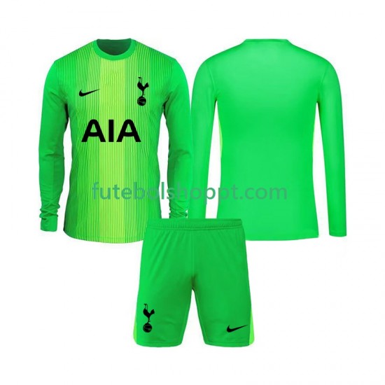 Camisola Júnior Tottenham Hotspur Guarda-redes Principais Equipamento 2025-2026 Manga Comprida