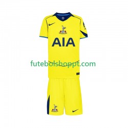 Camisola Júnior Tottenham Hotspur Terceiro Equipamento 2025-2026 Manga Curta