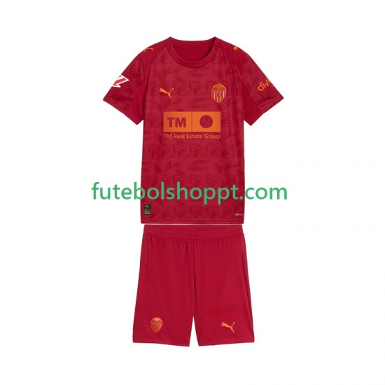 Camisola Júnior Valencia CF Alternativa Equipamento 2025-2026 Manga Curta