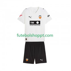 Camisola Júnior Valencia CF Principais Equipamento 2025-2026 Manga Curta