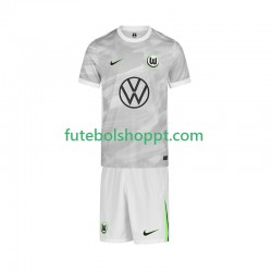 Camisola Júnior VfL Wolfsburg Alternativa Equipamento 2025-2026 Manga Curta