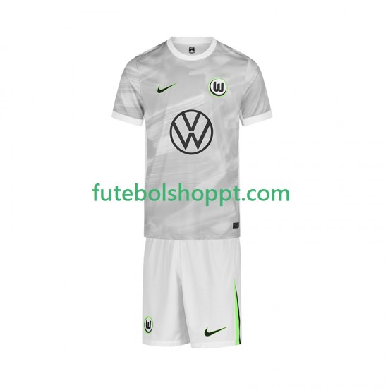 Camisola Júnior VfL Wolfsburg Alternativa Equipamento 2025-2026 Manga Curta